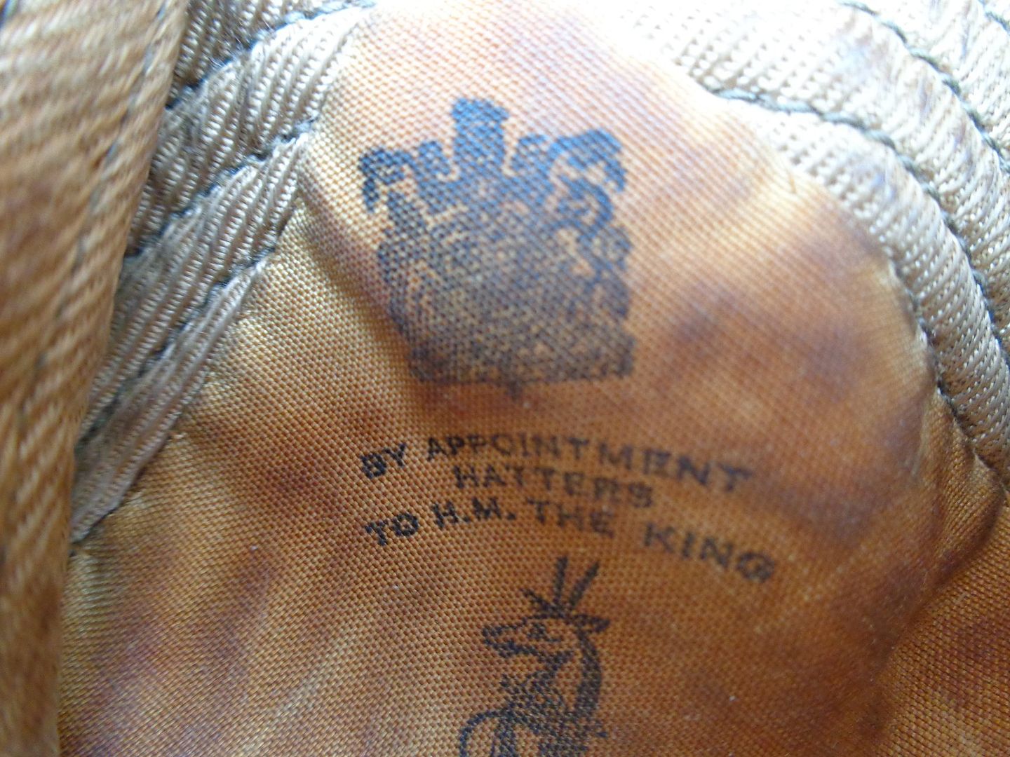 WONDERFUL 1930s TWEED HAT BY HERBERT JOHNSON OF NEW BOND STREET, LONDON